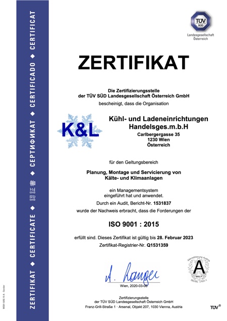 Zertifikat-A4 ISO 9001 Kühl- und Ladeneinrichtungen_d